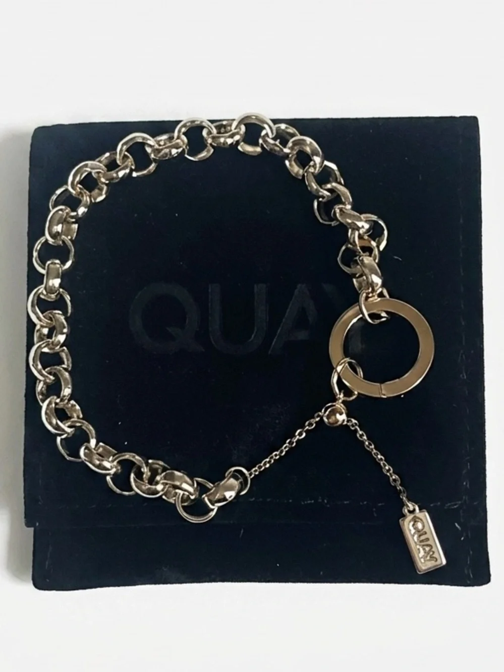 Quay Australia Link Bracelet with Medallion Charm - Picture 2 of 6